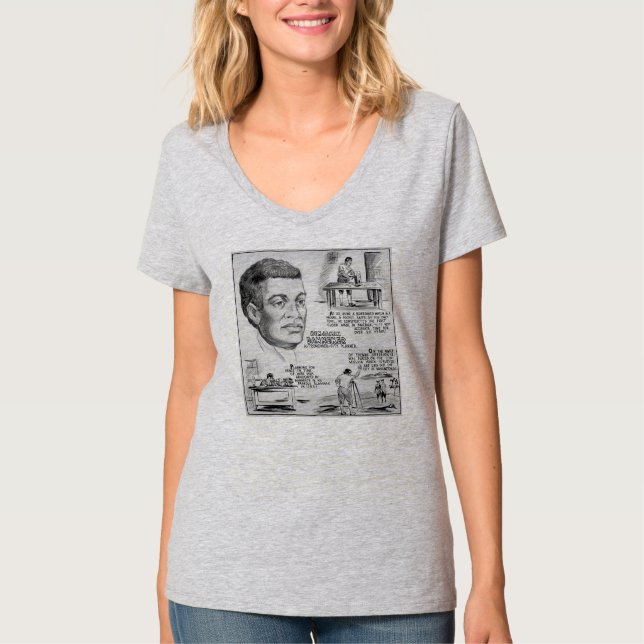 Camiseta Ícone da História Negra: Benjamin Banneker, Cienti (Frente)