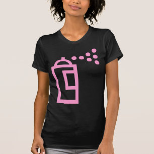 Camiseta Ícone da lata de pulverizador
