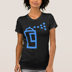 Camiseta Ícone da lata de pulverizador