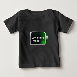 Camiseta Ícone de Bateria Modo Baixa Energia Gráfico Digita