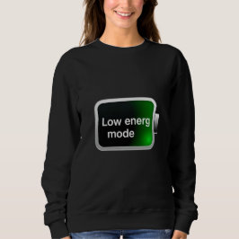 Camiseta Ícone de Bateria Modo de Baixa Energia Gráfico Dig