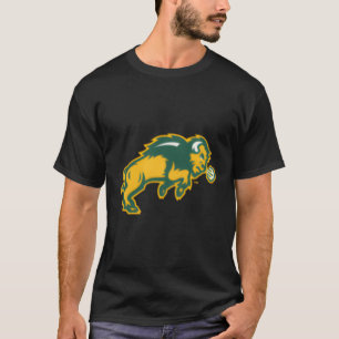 Camiseta Ícone de Bison Esquerdo do Estado de Dakota do Nor