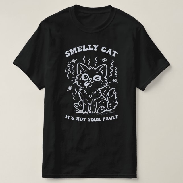 Camiseta Ícone de Canção Smelly Cat (Frente do Design)