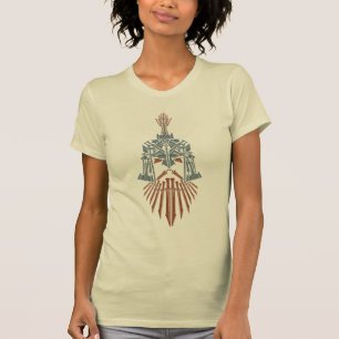 Camiseta Ícone de capacete de armas anãs