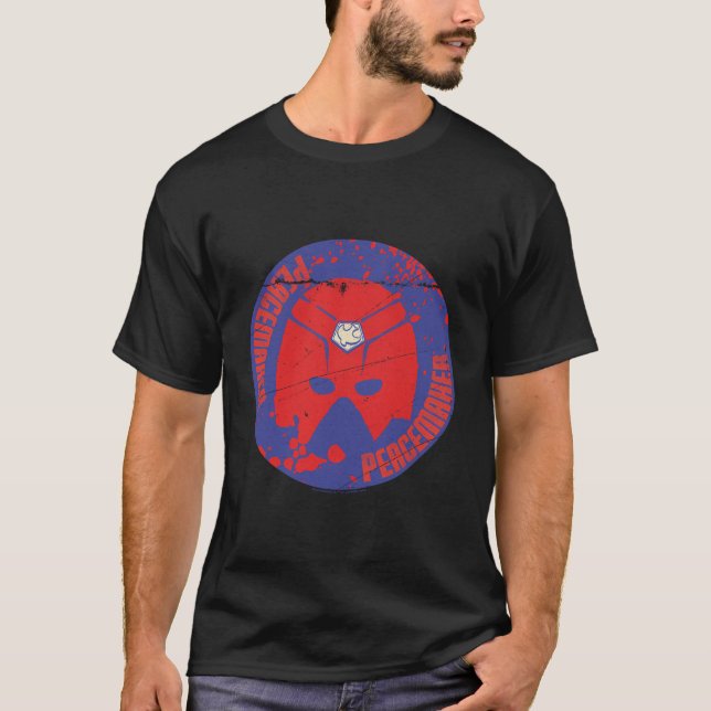 Camiseta Ícone de Capacete Peacemaker (Frente)