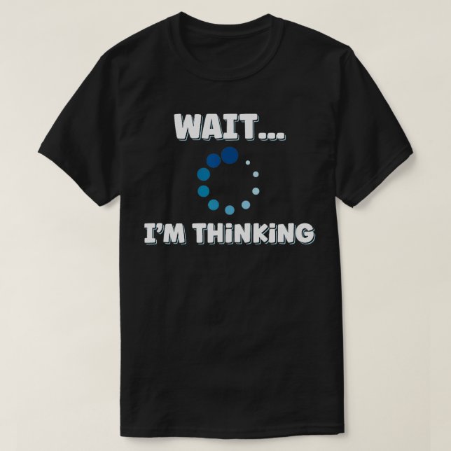 Camiseta Ícone de Carregamento de Processamento de Buffer d (Frente do Design)