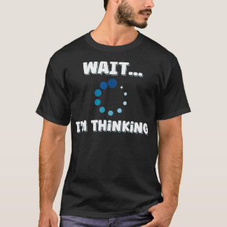 Camiseta Ícone de Carregamento de Processamento de Buffer d