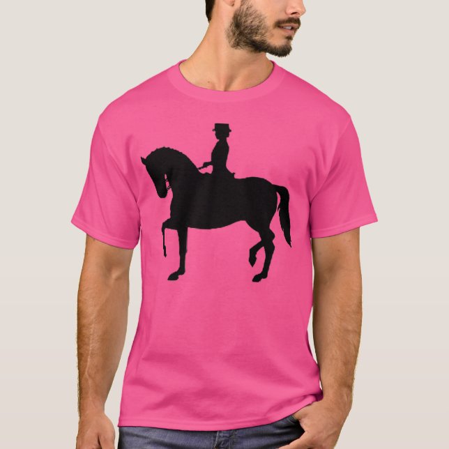 Camiseta Ícone de Concurso de Montagem Equestre (Frente)