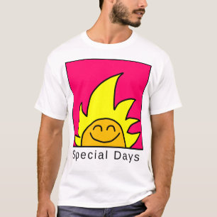 Camiseta Ícone de Dias Especiais Rosa