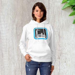 Camiseta Ícone de Fábrica Industrial com Chaminés