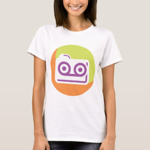 Camiseta Ícone de Fita Cassete Estilo Vintage Anos 80 90 Mú