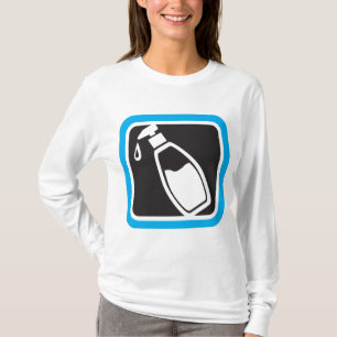 Camiseta Ícone de Frasco de Bomba Dispensadora de Sabonete 