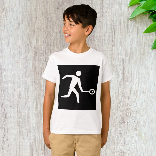 Camiseta Ícone de Jogador de Squash (Criador carregado)