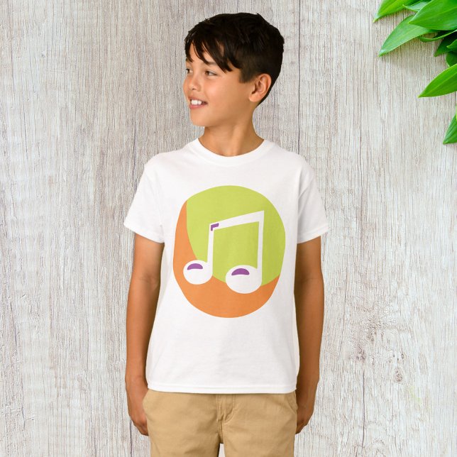 Camiseta Ícone de Nota Musical (Criador carregado)