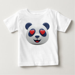 Camiseta Ícone de Panda 3D Amigável de Sucesso