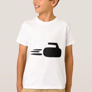 Camiseta ícone de pedra de ondulação