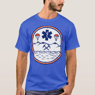 Camiseta Ícone de Salvamento do Ar no Mar Terrestre