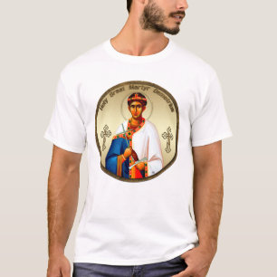 Camiseta ícone de São Demétrio, gravação