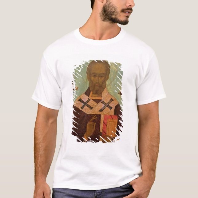 Camiseta Ícone de São Nicolau (Frente)
