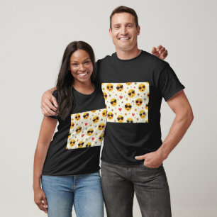 Camiseta Ícone de Sorriso Retro