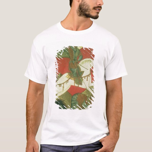 Camiseta Ícone de St George e do dragão (Frente)