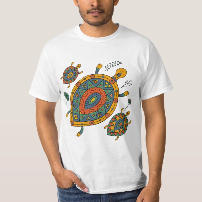 Camiseta Ícone de Tartaruga (Frente)