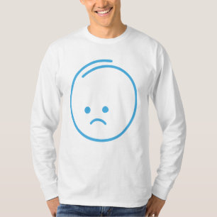 Camiseta Ícone de Tristeza Minimalista