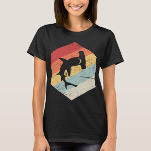 Camiseta Ícone de Tubarão Martelo Retro 70