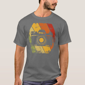 Camiseta Ícone de Vintagem da Fotografia Analógica Retroati