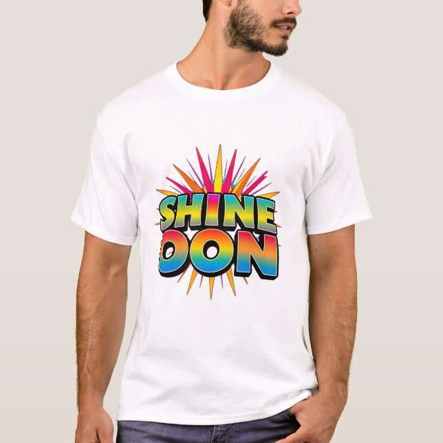 Camiseta Ícone do Arco-Íris de Arranque Retroativo (Frente)