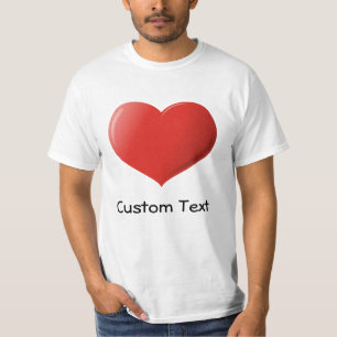 Camiseta Ícone do Coração 3D