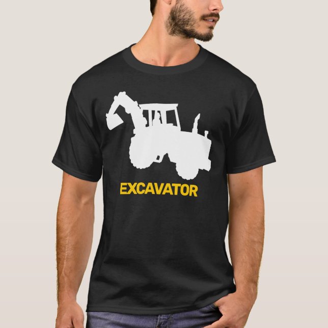 Camiseta Ícone do escavador (Frente)