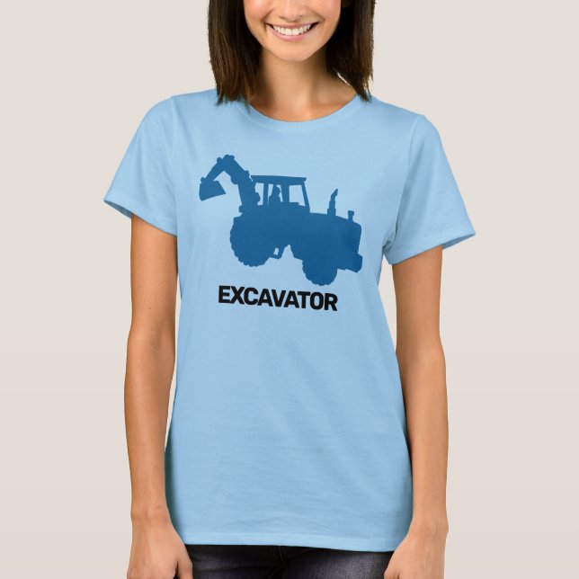 Camiseta Ícone do escavador (Frente)