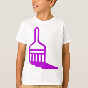 Camiseta Ícone do pincel