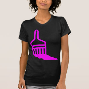 Camiseta Ícone do pincel