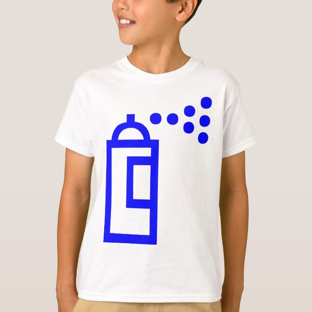 Camiseta Ícone do Spray Can (Frente)
