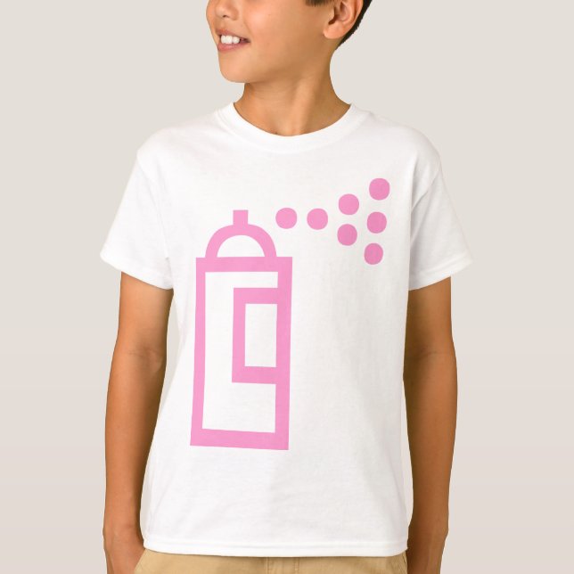 Camiseta Ícone do Spray Can (Frente)