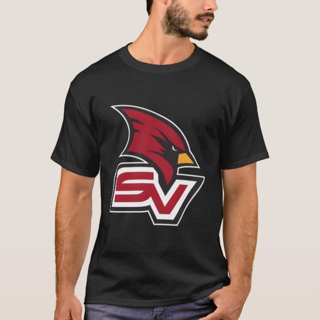 Camiseta Ícone do tórax esquerdo dos cardinhos do Vale do S (Frente)