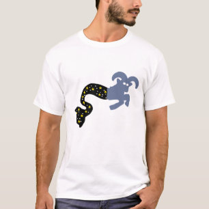 Camiseta Ícone do Zodíaco Cabra do Mar – Presente de Astron