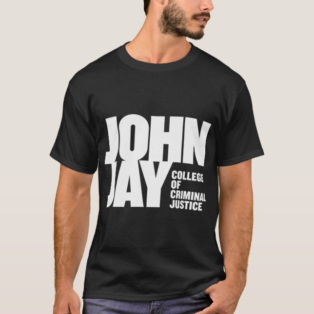 Camiseta Ícone John Jay Bloodhounds Oficialmente Licenciado (Frente)