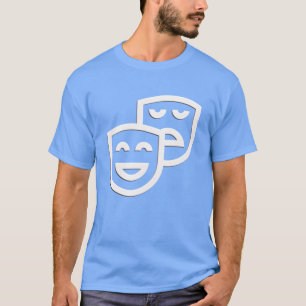 Camiseta ícone máscara ícone teatro ícone família