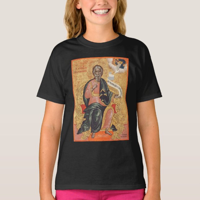 Camiseta Ícone Ortodoxo de São André o Apóstolo (Frente)