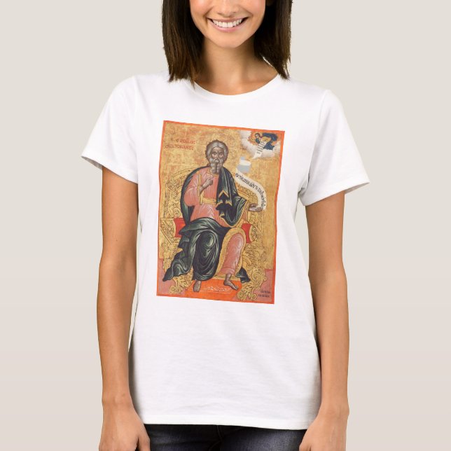 Camiseta Ícone Ortodoxo de São André o Apóstolo (Frente)