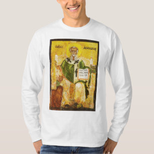 Camiseta Ícone Ortodoxo de São Atanásio de Alexandria