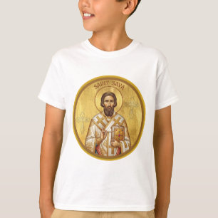 Camiseta Ícone ortodoxo de São Sava