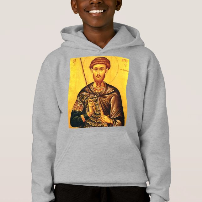 Camiseta ícone ortodoxo de São Teodoro Tiron (Frente)
