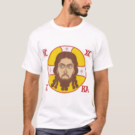 Camiseta Ícone Ortodoxo Face A Cristo De Jesus