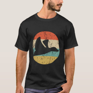 Camiseta Ícone Pato Retro-voador Caçador de Patos
