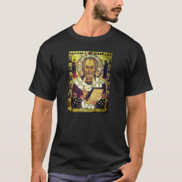 Camiseta Ícone russo de São Nicolau