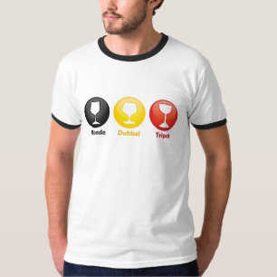 Camiseta Ícones belgas da cerveja